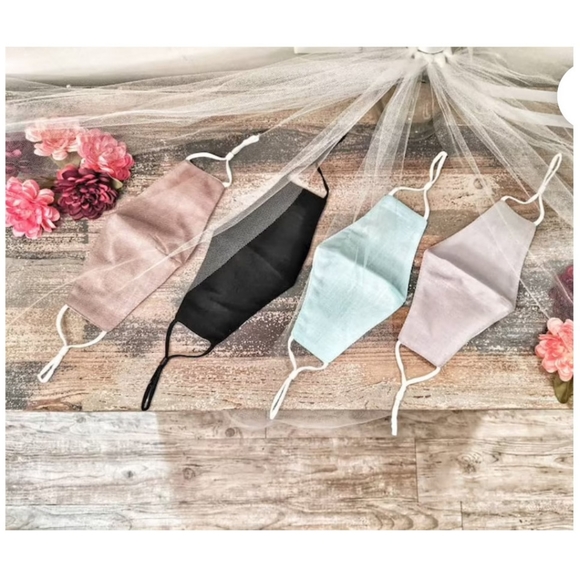 4/$20 Linen Face Mask | Reusable Face Masks - Picture 7 of 9